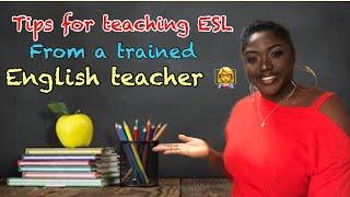 Tips for teaching English as a second language from a trained English Teacher| BONUS  ACTIVITIES