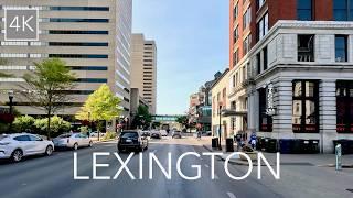 Lexington Kentucky City Driving Tour 4k - Horse Capital of the World Drive