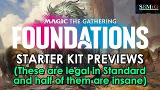 Mtg Foundations Previews | Huge Standard-Legal Starter Kit with Bonkers Cards in it | Mtg