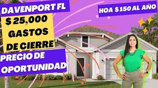 Descubre estas CASAS NUEVAS en Davenport FLORIDA CENTRAL, precio de oportunidad.