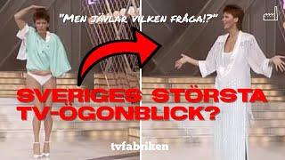 Vilket är Sveriges största TV-ögonblick?