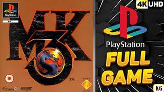 Mortal Kombat 3 [PS1] Longplay Walkthrough Playthrough Movie FULL GAME [4K60ᶠᵖˢ UHD]