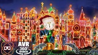 [5k 360] Disneyland Small World Holiday Ride - Full 360 POV