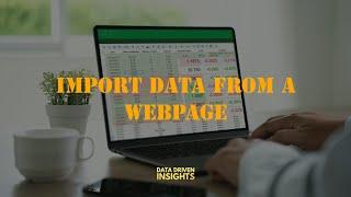 Import data from a webpage | #excel