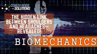 Say Goodbye to Headaches—With One Simple Shoulder Move!  #CoachRobb #CoachRobbBiomechanics