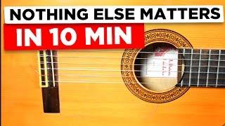 Gitarre lernen für Anfänger - Nothing else matters - einfach erklärt