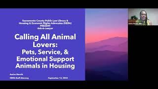 Pets, and Emotional Support Animals and Tenants' Rights