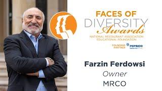 2020 Faces of Diversity Award Winner - Farzin Ferdowsi