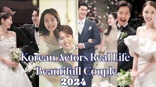 Korean Actors Real Life Beautifull Couple In (2024) || Lee Min Ho || Kim Wo Bin || Lee Jong Suk