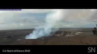 Watch Kilauea's summit caldera collapse | Science News