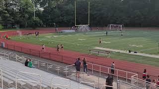 Freshman Allison Gardner wins her 100m heat at National District Championship