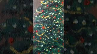Christmas tree painting 
