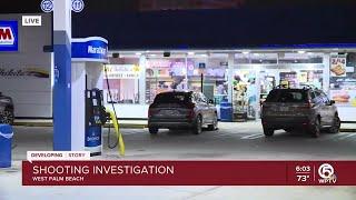 West Palm Beach police searching for suspect in Marathon gas station shooting