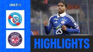RC STRASBOURG ALSACE - TOULOUSE FC (2-1) - Week 26 - Ligue 1 McDonald's 24/25