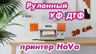 Рулонный УФ ДТФ принтер HaVa