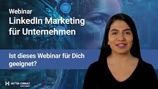 Webinar LinkedIn Marketing für Unternehmen