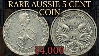 Rare Australian 5 Cent Coin Worth $4,000 – Do You Have One Aussie Coin?