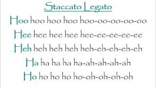 Staccato Legato Vocal Warm Up