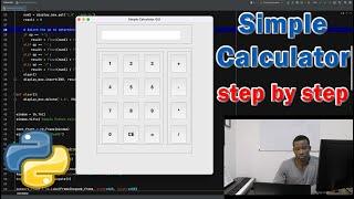 Simple GUI Calculator in Python With Tkinter - Step by Step Tutorial