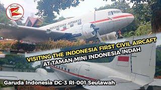 Visiting the Indonesia First Civil Aircraft at TMII | Garuda Indonesia DC-3 RI-001 Seulawah