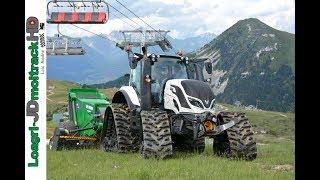 Ramasseuse de Pierre Kivi Pekka & Valtra à Chenilles dans les Alpes !