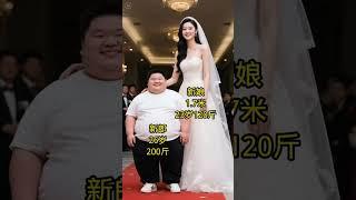 This is true love, you can envy it #Love is not about high or low #Wedding scene #ai