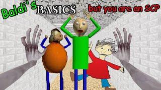 SCP 096 killed everyone at Baldi's school // SCP Basics █ Baldi's Basics – mods █