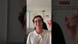 Storing #crypto in cold vs hot wallets
