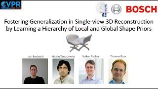 Generalization in SV-3D reconstruction by Learning a Hierarchy of Local and Global Shape Priors