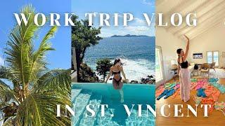 work trip vlog when you own a Swim Brand: ST. VINCENT!