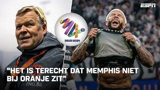 4️⃣ 𝙎𝙏𝙀𝙇𝙇𝙄𝙉𝙂𝙀𝙉:  WK Saoedi-Arabië, Memphis NIET bij Oranje  & POSITIE van Koeman | Voetbalpraat