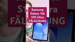 Achtung Fälschung: Samsung Galaxy Tab S10 Ultra Fake  /moschuss.de #samsung #samsunggalaxy #android