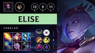 Elise Jungle vs Lee Sin: Dominating - KR Challenger Patch 14.18