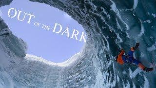 Ice Climbing in the dephts of a glacier - Dani Arnold