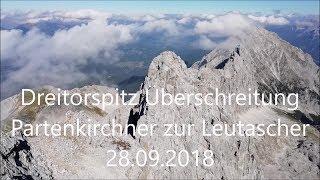 Partenkirchener Leutascher Dreitorspitz Überschreitung September 2018