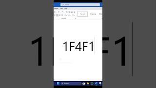 How do I Insert a Mobile Phone Symbol in MS Word? #msword #symbol #mobile #smartphone