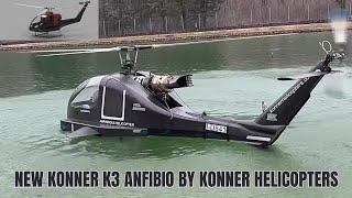 Amphibious Helicopter | New KONNER K3 Anfibio by Konner Helicopters