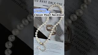 Bead a classic pearl necklace with me for the gift season! A gift-for-Her which never goes wrong