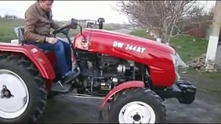 мой новый мини трактор