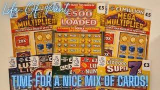 £30 mix of National Lottery UK scratch cards. Can I win big, or will it be a handful of duds?