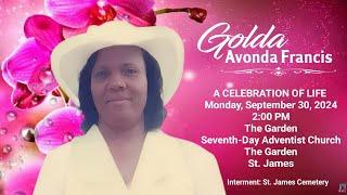 A Service of Celebration for the Life of Golda Francis