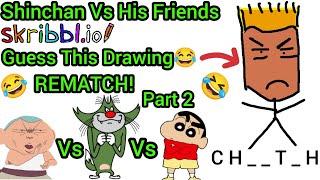 Shinchan Vs Jack Vs Masao In A Drawing Game REMATCH! PART 2