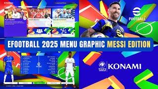 PES 2017 | eFootball™ 2025 Menu Graphic Leo Messi Edition - Compatible With All Patches