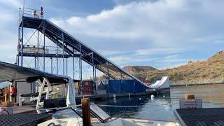 Lake Pleasant Floating Pier in Arizona and Dominican Food