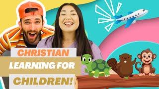 Flying An Airplane And Learning About Animals | Christian Toddler Education