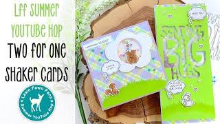 Lawn Fawn Fans Hop - Two for One cards