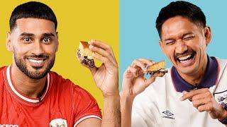 INDONESIA VS ENGLAND (FEAT IBNU JAMIL) - FOOTBALL, FOOD AND DESSERTS (WHO WINS?)