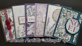 7 Completely Different Cards with One Sheet of Winter Meadow DSP
