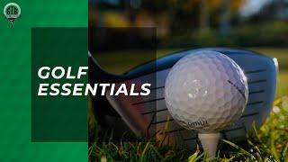 Golf Essentials For Beginners [GOLF BASICS]