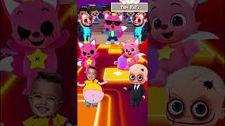 Pink Fong EXE Takes on Coco Melon EXE in EPIC Coffin Dance Showdown!  #viral #song #trending #shorts